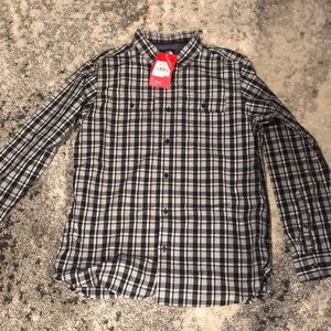 Men’s North Face Plaid Button Up